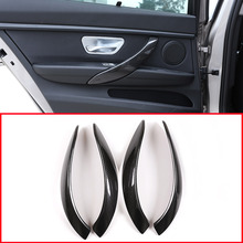 Real Carbon fiber For BMW F30 3 Series 2013-2019 Car Interior Door Handle Trim Accessories 4pcs 2024 - buy cheap