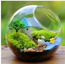 Шар стеклянная ваза для цветов микро пейзаж DIY Террариум подсвечник в форме бутылки для домашнего офиса 2024 - купить недорого