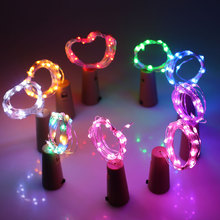 2M 20Leds Christmas Lights LED Copper Wire Fairy String Lights Battery Operated Holiday Wedding party Decoration garland Strips 2024 - buy cheap
