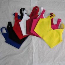 Factory wholesale New Top A variety of colors Deep V-neck sling Fashion sexy Bandage Tops (H1193) 2024 - buy cheap