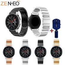 Pulseira smartwatch de aço inoxidável, para samsung gear s3, 46mm, 22mm, esportiva 2024 - compre barato