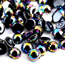1 Pack Chameleon Pearl Nail Beads Symphony Nail Rhinestones 5mm Flat Bottom DIY Phone Accessories Nail Art Decorations 2024 - buy cheap