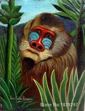 wall art modern Mandrill in the Jungle Henri Rousseau Paintings Hand painted High quality 2024 - buy cheap