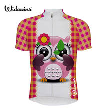 woman Owl cycling jersey summer clothing bike wear team Italian tops bicycle cool shirt pink new road maillot ciclismo 5836 2024 - buy cheap