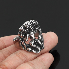 Anel masculino de aço inoxidável norse viking ygger, joia amuleto árvore da vida viking 2024 - compre barato