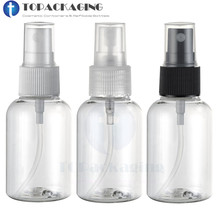 50ML Spray Bottle,Small Cosmetic Container,Clear Plastic Perfume Sub-bottling With Mist Atomizer,50PCS/LOT,Transparent Bottle 2024 - buy cheap