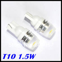Super White High Power T10 1.5W 168 194 2825 W5W t10 led Car Bulbs Lamp LED Parking Lights Turn Corner Lamp 2024 - купить недорого