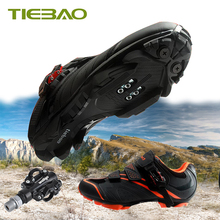 TIEBAO Cycling Shoes Men Women Self-locking Breathable Zapatillas Ciclismo Mtb SPD Pedals Bicycle Sneaker Mountain Bike Sneakers 2024 - buy cheap
