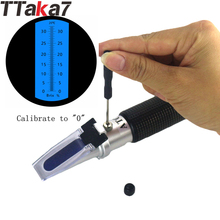 TTAKA7 рефрактометр, с функцией определения содержания сахара Портативный рефрактометр Brix оптические инструменты ATC рефрактометр 0-32% Brix тестер без розничной коробки 2024 - купить недорого