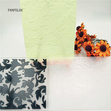 PANFELOU Leaves the shadow Embossing folders Plastic For Scrapbooking DIY Template Fondant Cake Photo Album Card Making 2024 - buy cheap