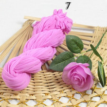 Flores de seda para decoração de casa, 5 unidades, especial diy náilon meia para fazer flores, material de nylon para decoração de casamento 2024 - compre barato