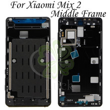 5.99 ''Para Xiao mi mi mi x 2 mi x2 mi ddle quadro frente faceplate habitação Moldura Com O Lado botões Para Xiao mi mi mi x 2 mi x2 quadro 2024 - compre barato