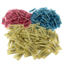 300pcs/lot BHT1.25 BHT2 BHT5 Insulated HeatShrink Butt Wire Electrical Crimp Terminal Heat Shrink Connector 22-18 16-14 12-10AWG 2024 - buy cheap