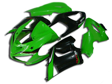 Kit de carenado de alta calidad para motocicleta, juego de carenados para moto KAWASAKI Ninja ZX6R 636 05 06 ZX 6R 2005 2006 zx6r ABS verde y negro, incluye regalos KU61 2024 - compra barato