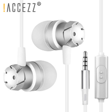 !ACCEZZ In Ear Earphone 3.5mm Audio Jack Earphones For Xiaomi Redmi Samsung iphone Huawei With Microphone Wired Stereo Headset 2024 - buy cheap