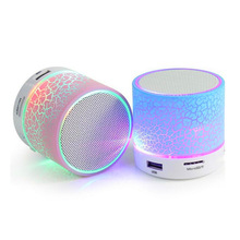 Sago A9 Bluetooth Speaker Mini Wireless Loudspeaker Crack LED TF USB Subwoofer bluetooth Speakers mp3 stereo audio music player 2024 - buy cheap