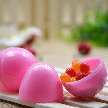 30pcs/lot mixed colors 8X5.5cm big size Colorful Easter Eggs boxes plastic candy boxes Baby Shower Christmas DIY Decoration Box 2024 - buy cheap