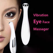 Electric Eye Massager Skin Beauty Care Mini Massage Device Facial Vibration Thin Face Magic Stick Anti Bag Pouch &wrinkle Pen 2024 - buy cheap