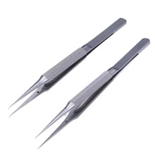 Jump Line Tweezers Clip 0.02mm Fly Line Ultra Precision Titanium Alloy Tweezers for iPhone Motherboard Repair Tools 2024 - buy cheap