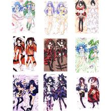 Date A Live Yatogami Tooka & Tokisaki Kurumi Anime dakimakura Pillow case Double-sided Hugging pillow cover Drop shipping 2024 - buy cheap