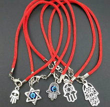 HOT! Feitas À MÃO Cor Misturada KABBALAH Pulseiras & Bangles Turquia Evil Eye Para Proteção Espiritual Boa Sorte Presente Da Jóia Das Mulheres Dos Homens 2024 - compre barato