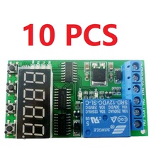 10 PCS IO22C01_12V*10  DC 12V High-Trigger Multifunction Self-lock Relay PLC Cycle Timer Module Delay Time Switch 2024 - buy cheap