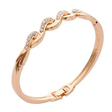 Pulseira com pedra de zircônia cúbica, bracelete feminino com berloque na cor dourada de zircônia cúbica 2020 2024 - compre barato