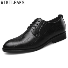 Wedding Men Shoes Leather Italian Shoes Men Formal Coiffeur Business Shoes Men Oxford Leather Big Size Zapatos De Hombre Ayakkab 2024 - buy cheap