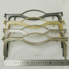 27cm women DIY big size  hand bag making kiss buckle metal clasp knurling purse frame 2pcs/lot 2024 - buy cheap