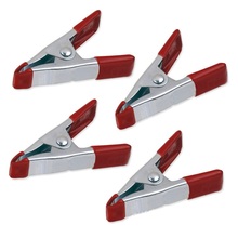 Mini abrazaderas de resorte de alta resistencia de Metal, pinzas de plástico rojo, pinzas, soporte de agarre, HT419, 10 Uds. 2024 - compra barato