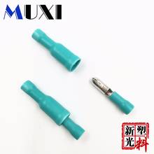 Hot 50pcs Sky blue Male Female Bullet Connector Insulating Joint Crimp Terminals Wiring Cable Eletric Plug Adapter FRD MPD 2024 - buy cheap