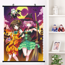 Anime To LOVE Ru Eve Yuuki Mikan Darkness Kotegawa Yui Momo Belia Deviluke Wall Scroll Poster Wall Hanging Poster Home Decor 2024 - buy cheap