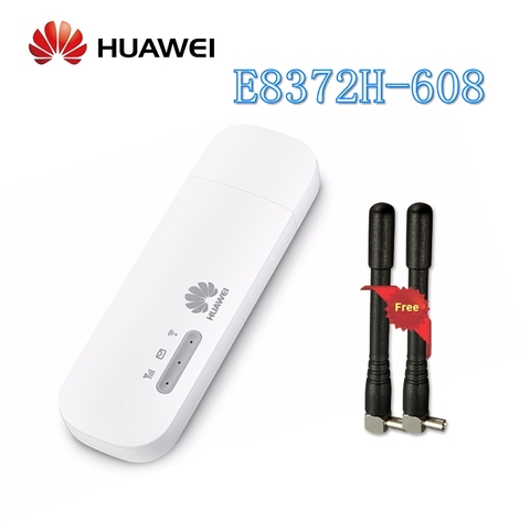 Buy Unlock Huawei E8372 E8372h 608 With 4g Antenna Lte Usb Wingle Lte Universal 4g Usb Wifi Modem Car Wifi Pk E3372 Mf821 E3276 In The Online Store Wing4g Store At A Price