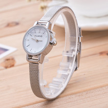 Casual relogio feminino Women horloges Silver Stainless Steel Mesh Band Wrist Watch Quartz reloj mujer Montre femme New clockB40 2024 - buy cheap