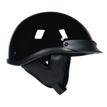 High quality ABS Retro  helmets unisex motorbike DOT Approved Half Helmet  Rider helmet Casco Matte black S-XXL 2024 - buy cheap