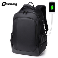 Boshikang-Mochila cómoda de moda para hombre, morral para ordenador portátil de 15 pulgadas, con carga USB, escolar 2024 - compra barato