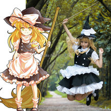 Touhou Project Kirisame Marisa Maid Apron Dress Uniform Outfits Anime Customize Cosplay Costumes 2024 - buy cheap