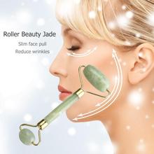 1PC Natural Facial Beauty Massage Tool Jade Roller Face Thin Massager Relaxation Tool Face Massager Jade Roller 2024 - buy cheap