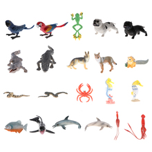 Пластиковая Реалистичная фигурка дикой природы, джунглей, леса, моря, животные, набор для игр, развивающие игрушки для детей, малышей, коллекционные предметы, Декор 2024 - купить недорого