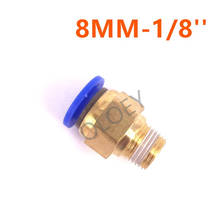 2PCS PC8-01 Pneumatic Connector For Air Pipe One-Touch QUICK Coupling Brass Fitting Hose Tube Big Discount 2024 - buy cheap