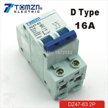 2P 16A D type 240V/415V 50HZ/60HZ Circuit breaker MCB safety breaker 2024 - buy cheap