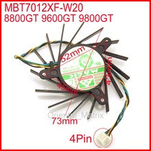 Free Shipping MAGIC MBT7012XR-W20 12V 0.28A 73mm 52*45*43mm 4Pin For 8800GT 9600GT 9800GT Graphics Video Card Fan 2024 - buy cheap