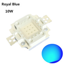 Lâmpada de led de alta potência para o aquário, lâmpada de luz azul royal 10w 445-450nm para o crescimento de plantas 2024 - compre barato