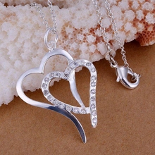 P197 Free Shipping silver plated Necklace, 925 fashion silver jewelry Fashion Pendant /MTBQMNUM MTBQMNUM 2024 - buy cheap