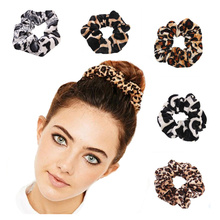 1pc Good Quality Leopard Scrunchies Girls Elastic Hair Rope Band Women Scrunchies Velvet Ponytail Holder Hair Accessories 2024 - buy cheap