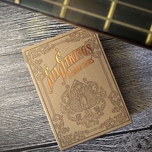 Seis cordas jogando cartas de poker tamanho deck uspcc personalizado edição limitada selado baralho mágico 2024 - compre barato