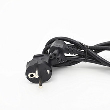 Cable de alimentación de plomo para Monitor de PC, enchufe Europeo de 2 Pin-4.8mm a C5, 90 grados/ángulo, Cloverleaf 2024 - compra barato