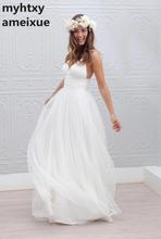Elegant Simple A Line Spaghetti Straps Cheap Wedding Dresses 2022 Under 59 Made In China Beach Bridal Gowns Vestido De Noiva 2024 - buy cheap