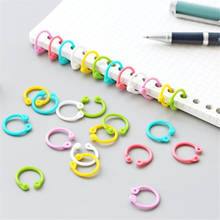 1 Box 30 Pcs Creative Plastic Multi-Function Circle Ring Office Binding Supplies Albums Loose-Leaf Colorful Book Binder Hoops 2024 - buy cheap