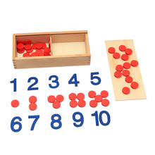 Baby Toy Montessori Cards & Counters Math Number Early Childhood Education Preschool Training Kids Toys Brinquedos Juguetes 2024 - buy cheap